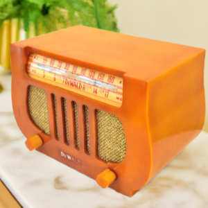 Butterscotch Orange Vintage Radio