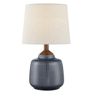 lue Ceramic Table Lamp