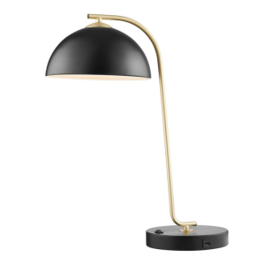 Black Adjustable Arc Desk Lamp
